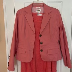 Talbots, pink jacket, size 4, cotton